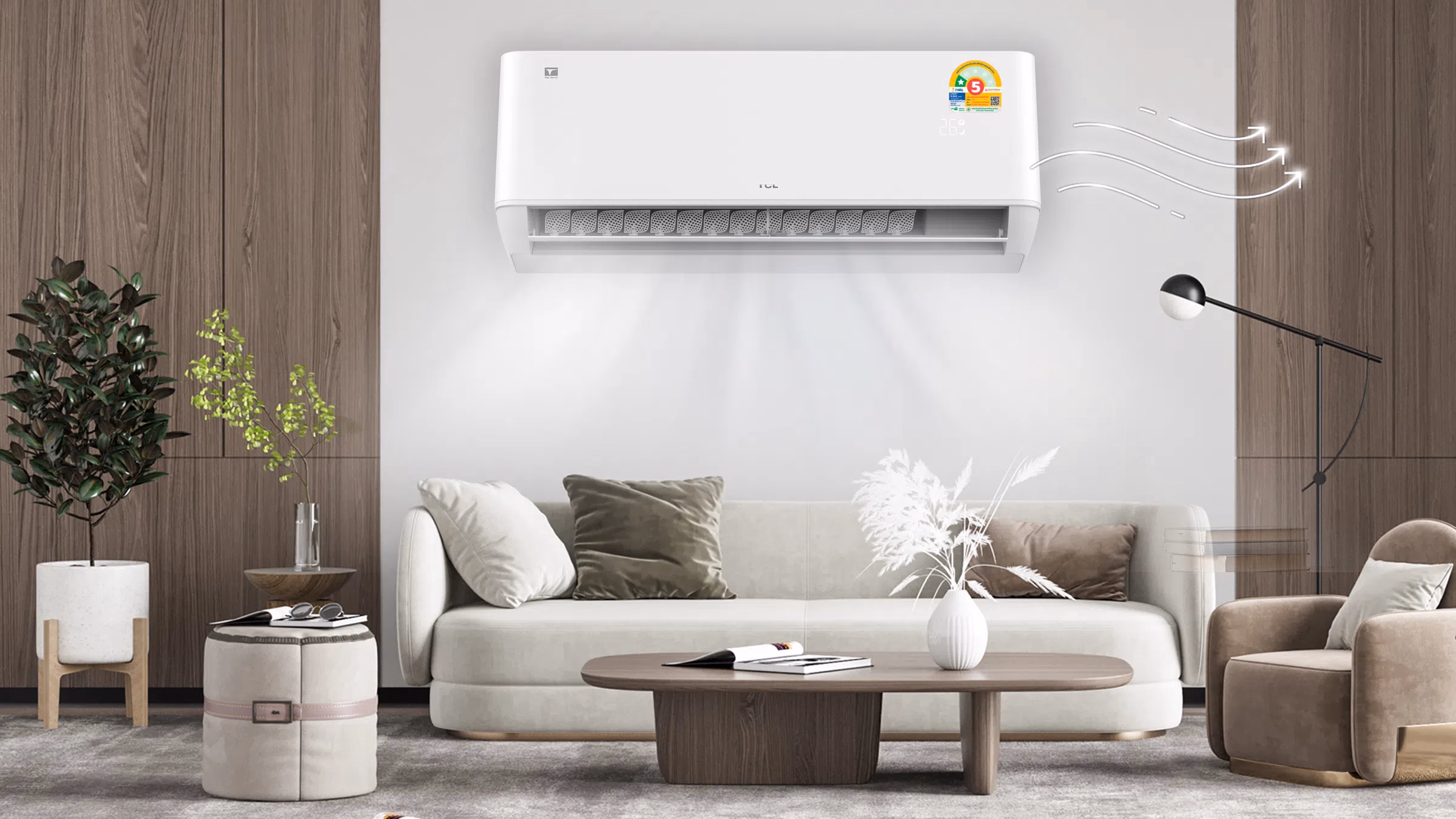 TCL Inverter รุ่น BreezeIN WiFi Seriesใหม่ 2026